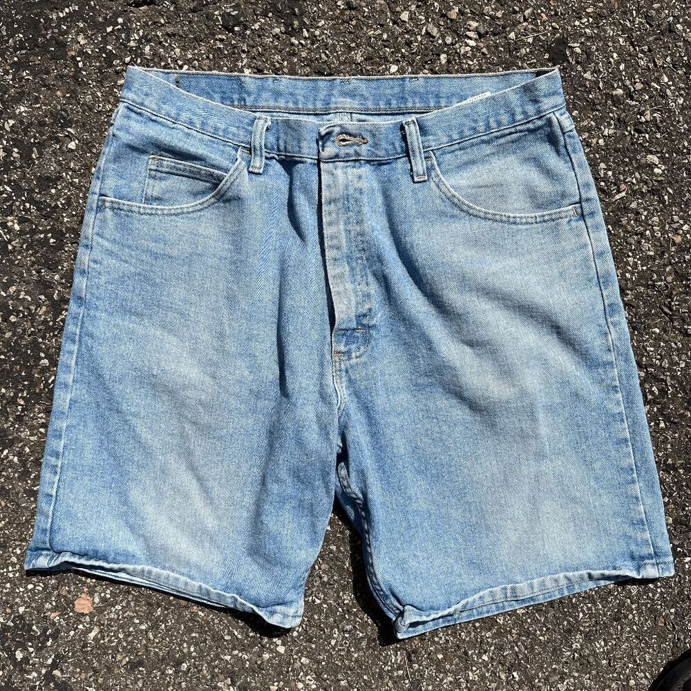 VTG 90s Y2K Wrangler Jorts Jean Denim Shorts Relaxed Fit 36